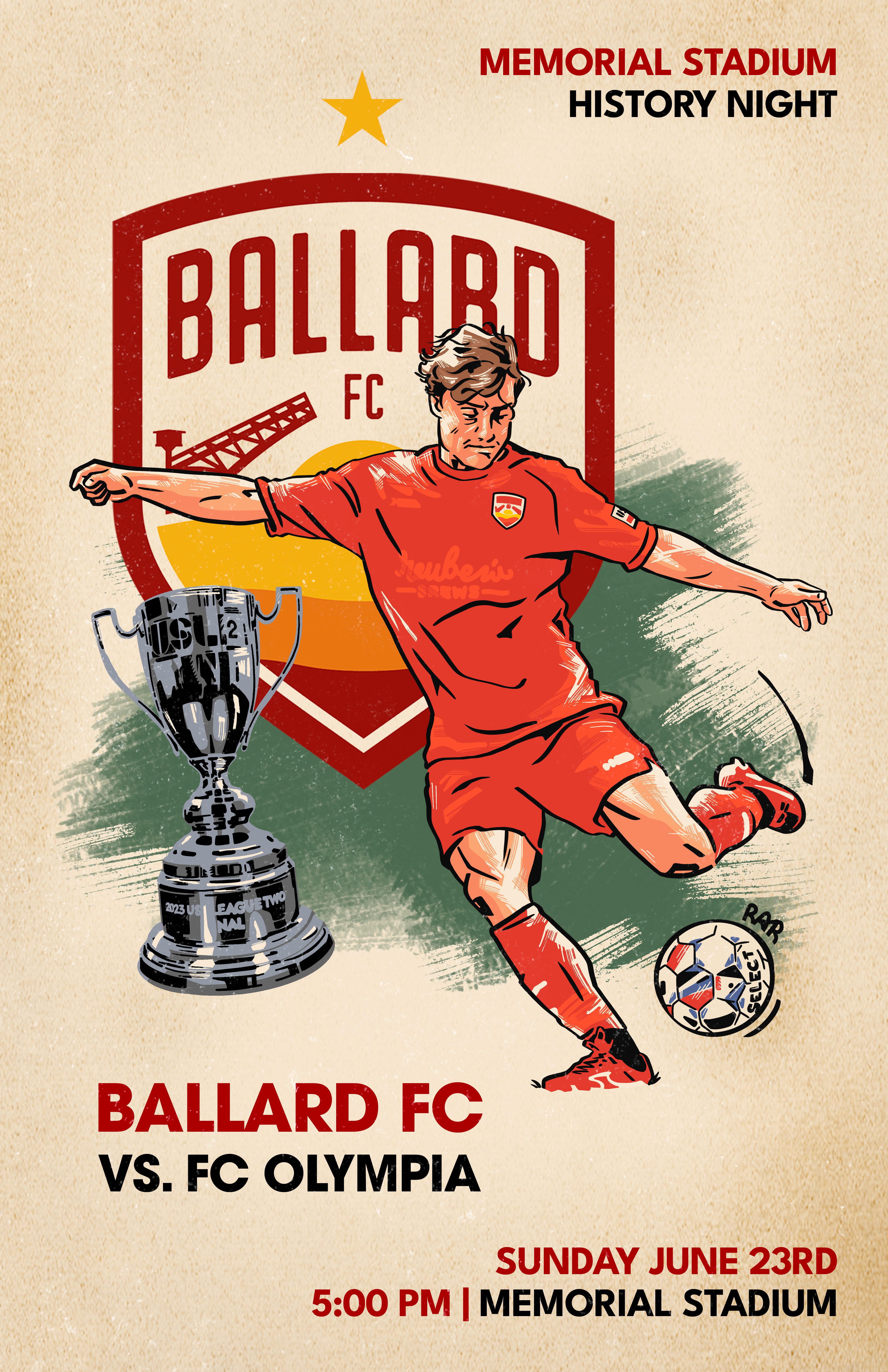 Ballard FC set to host FC Olympia for Memorial Stadium History Night featured image